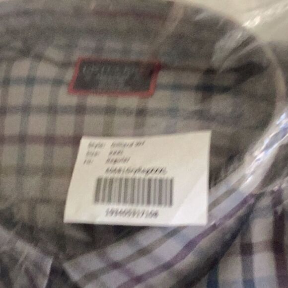 UNTUCKit Men's Blue Wrinkle-free Gilliard Shirt, Size XXXL, NWT original packagi - Picture 5 of 6